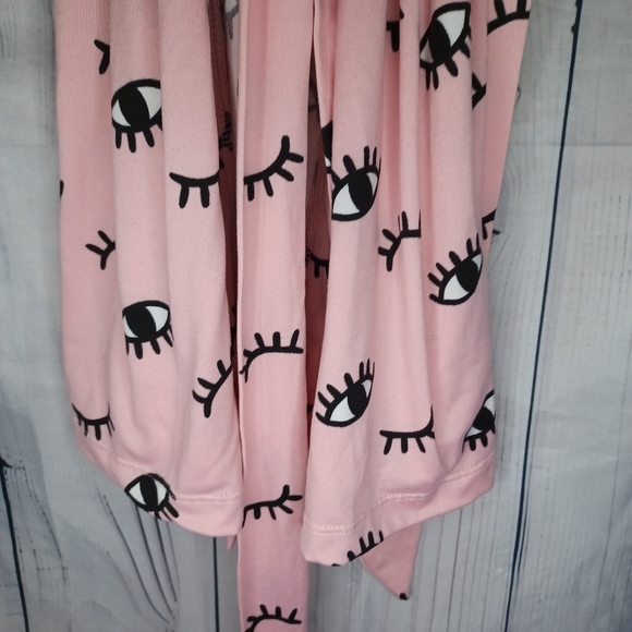 Spoiled Angel Pink Robe with Eye Print - Picture 7 of 12